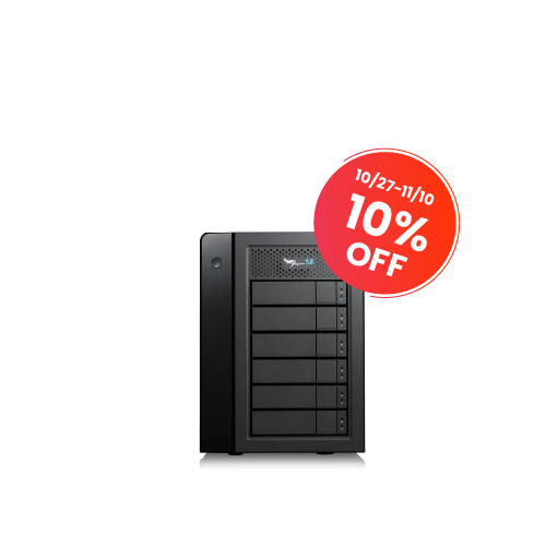 Adobe MAX Promotion:<br />Pegasus32 R6 24TB<br />(6x4TB HDD)