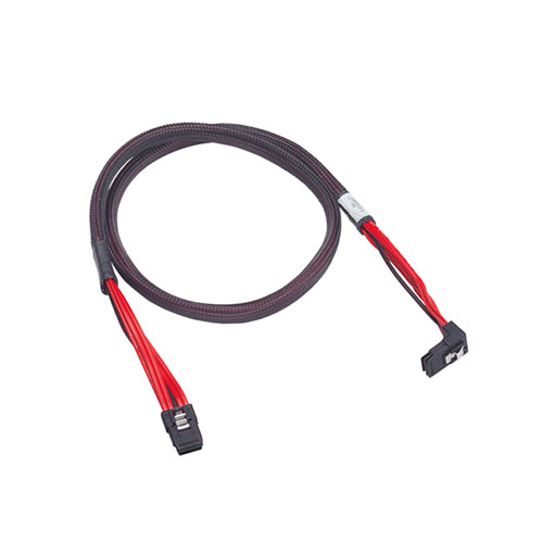 Mini SAS 36P Straight to Right Angle Cable (1M)